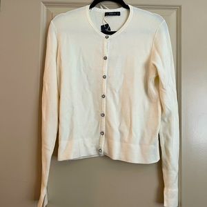 Zara Sweater with Jeweled Buttons NWT